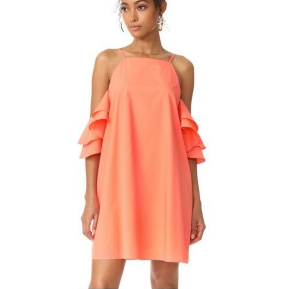 EUC Amanda Uprichard Cold Shoulder Dress - M